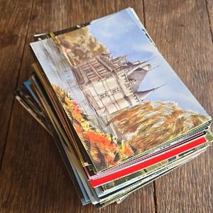 French Postcard Set with Scenic Views over 100